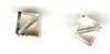 2 6mm Preciosa Crystal Velvet Diagonal Cubes